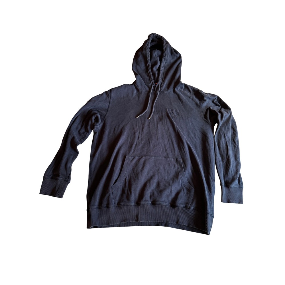 66 North Iceland Gola Hoodie Navy Blue Organic Cotton Mens Womens Large